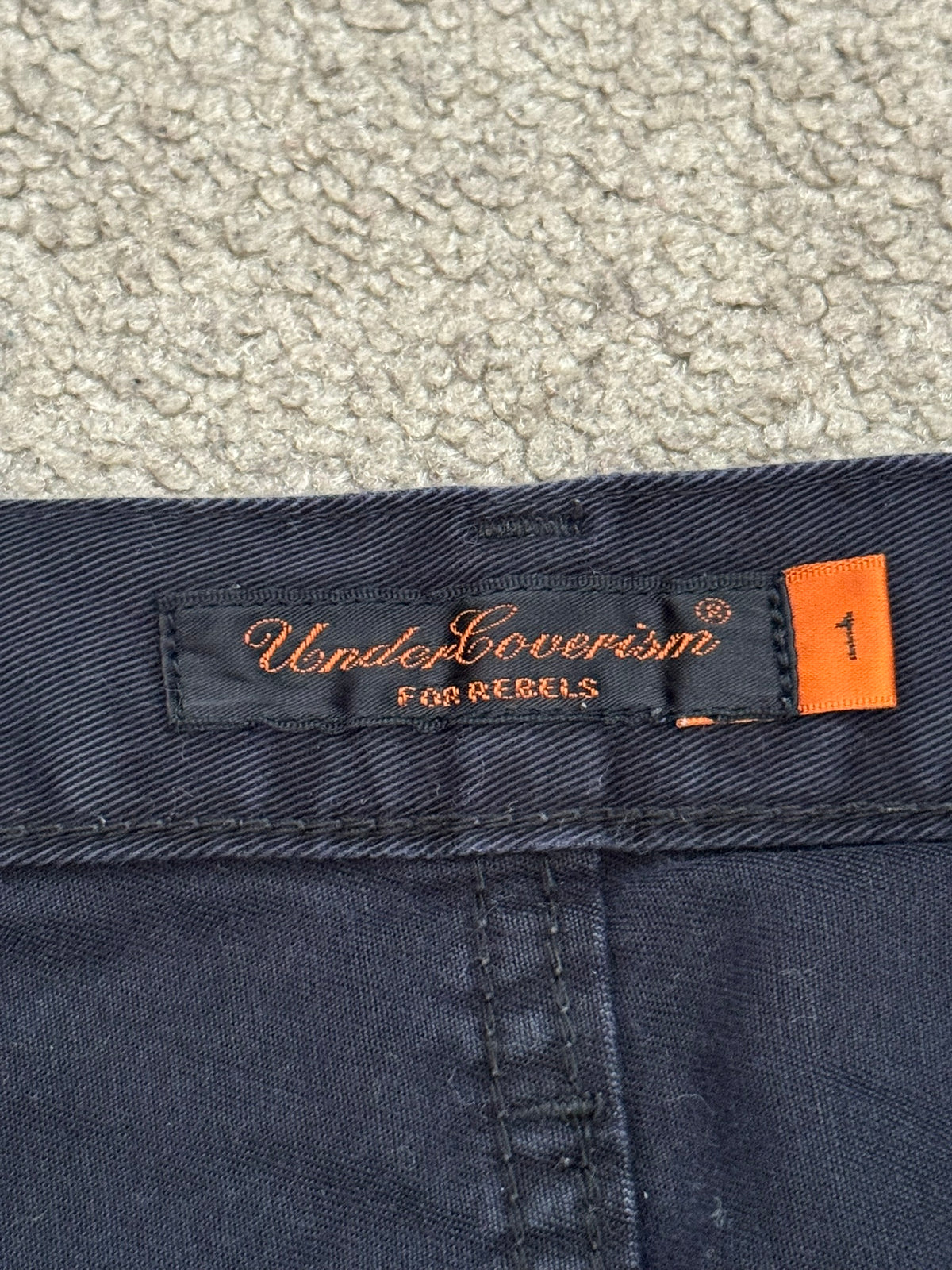 SS05 Undercover "But Beautiful" Graffiti Patch Denim Jeans