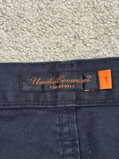 SS05 Undercover "But Beautiful" Graffiti Patch Denim Jeans