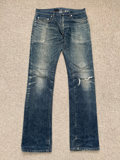 Dior Homme by Hedi Slimane Washed Flared Bootcut Denim Jeans