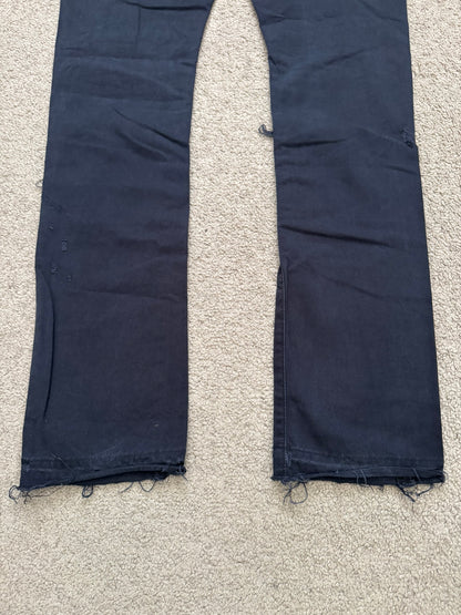 SS05 Undercover "But Beautiful" Graffiti Patch Denim Jeans