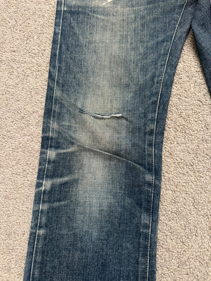 Dior Homme by Hedi Slimane Washed Flared Bootcut Denim Jeans
