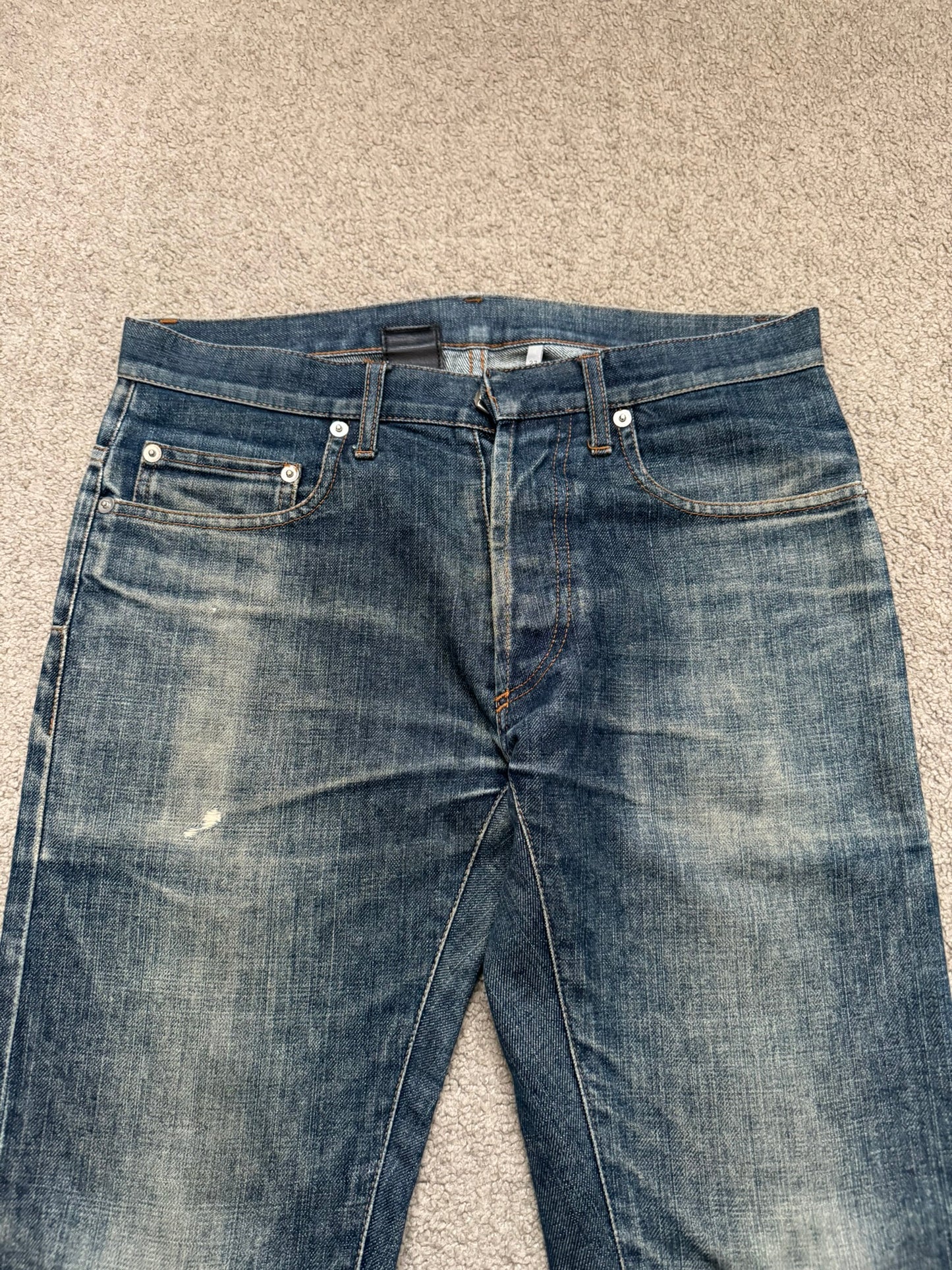 Dior Homme by Hedi Slimane Washed Flared Bootcut Denim Jeans