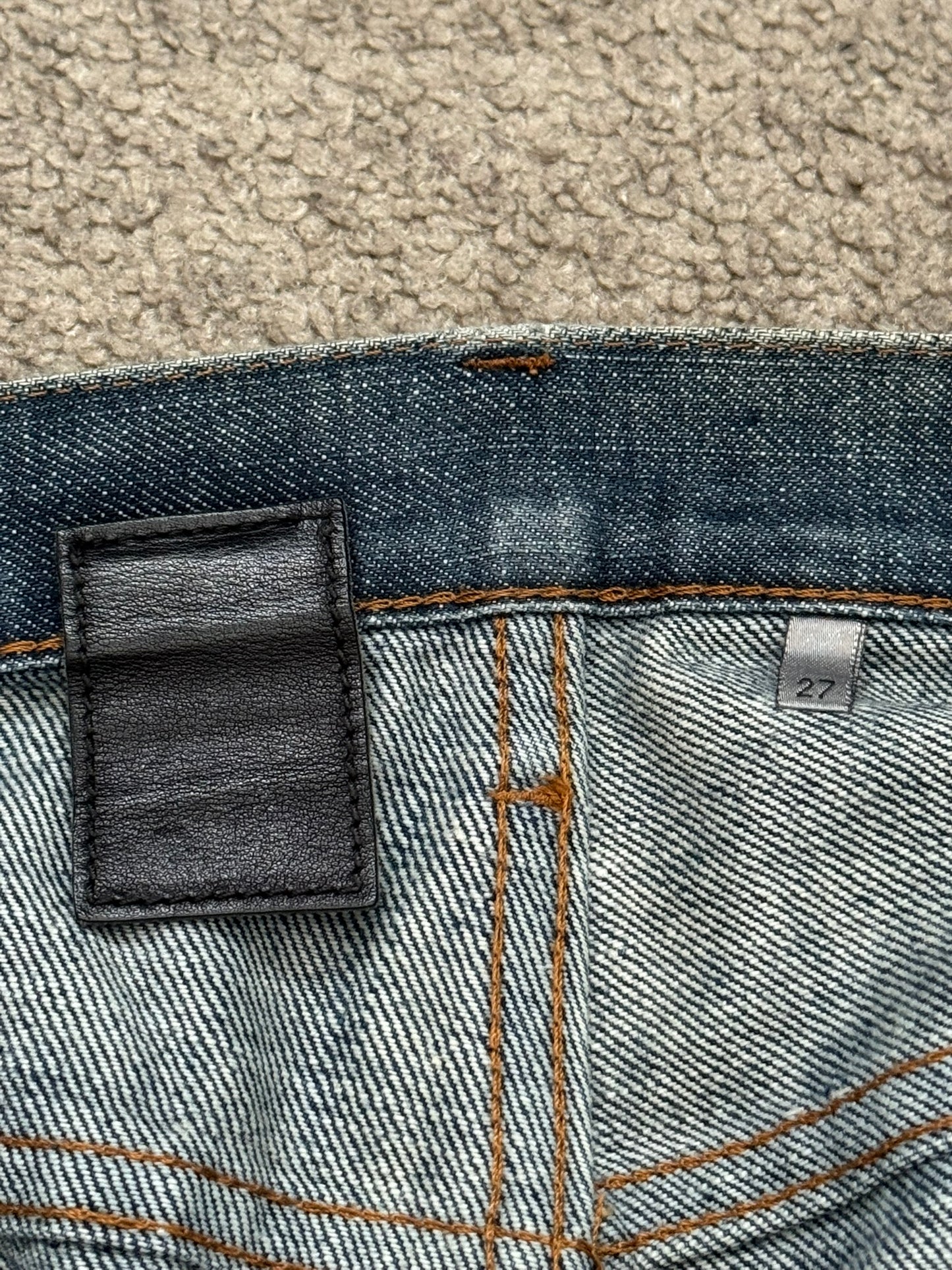 Dior Homme by Hedi Slimane Washed Flared Bootcut Denim Jeans