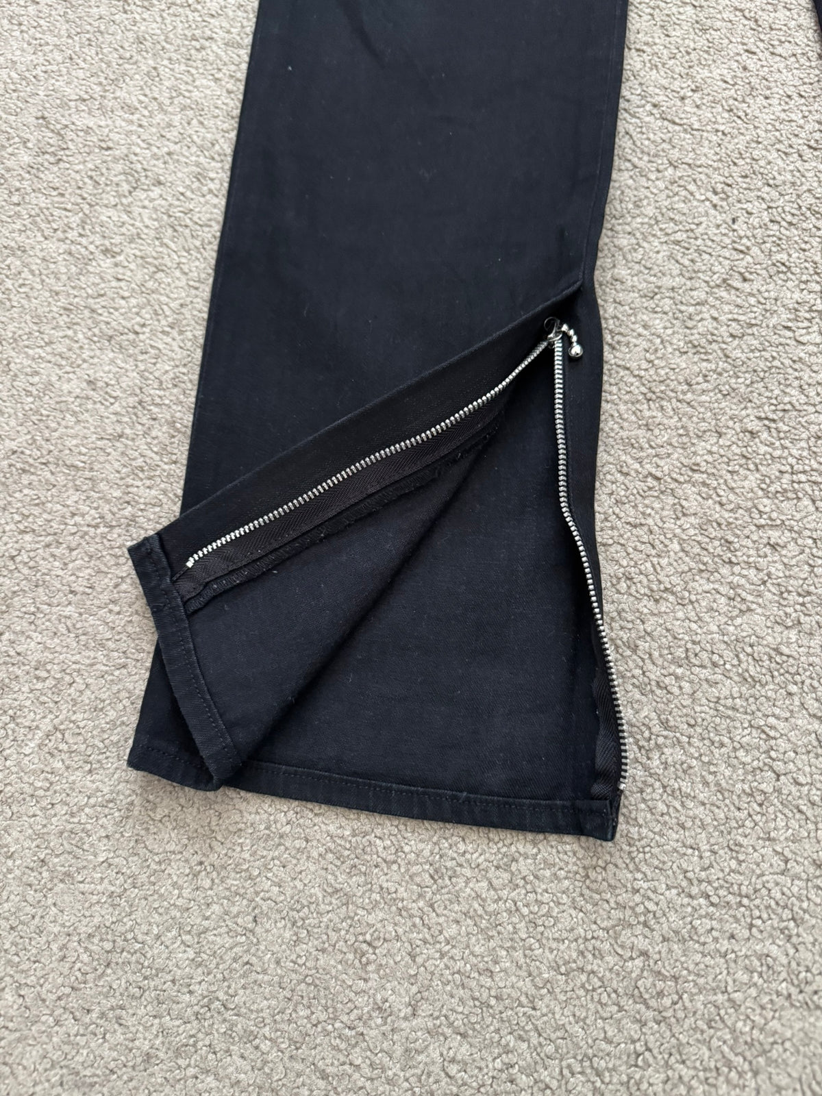 AW04 Undercover "But Beautiful" Zipper Pocket Denim Jeans