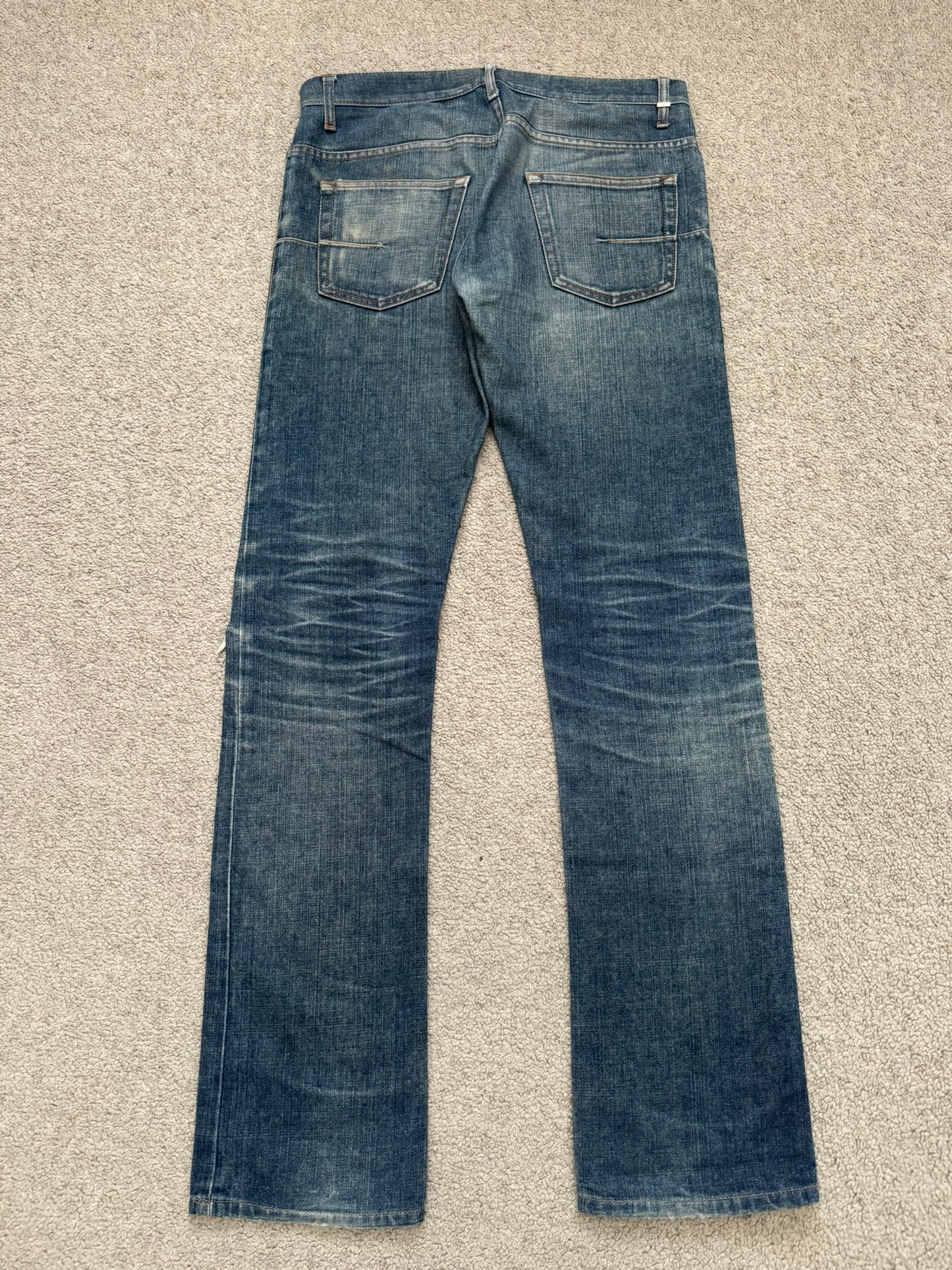 Dior Homme by Hedi Slimane Washed Flared Bootcut Denim Jeans