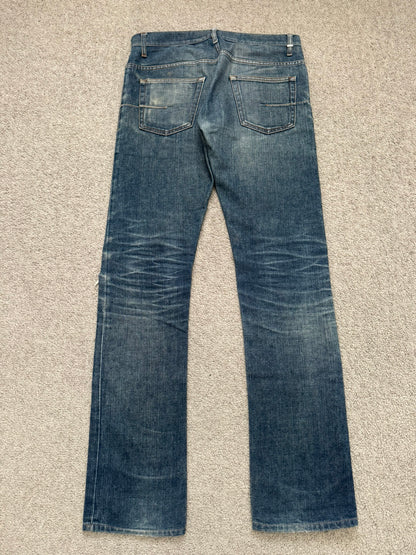 Dior Homme by Hedi Slimane Washed Flared Bootcut Denim Jeans