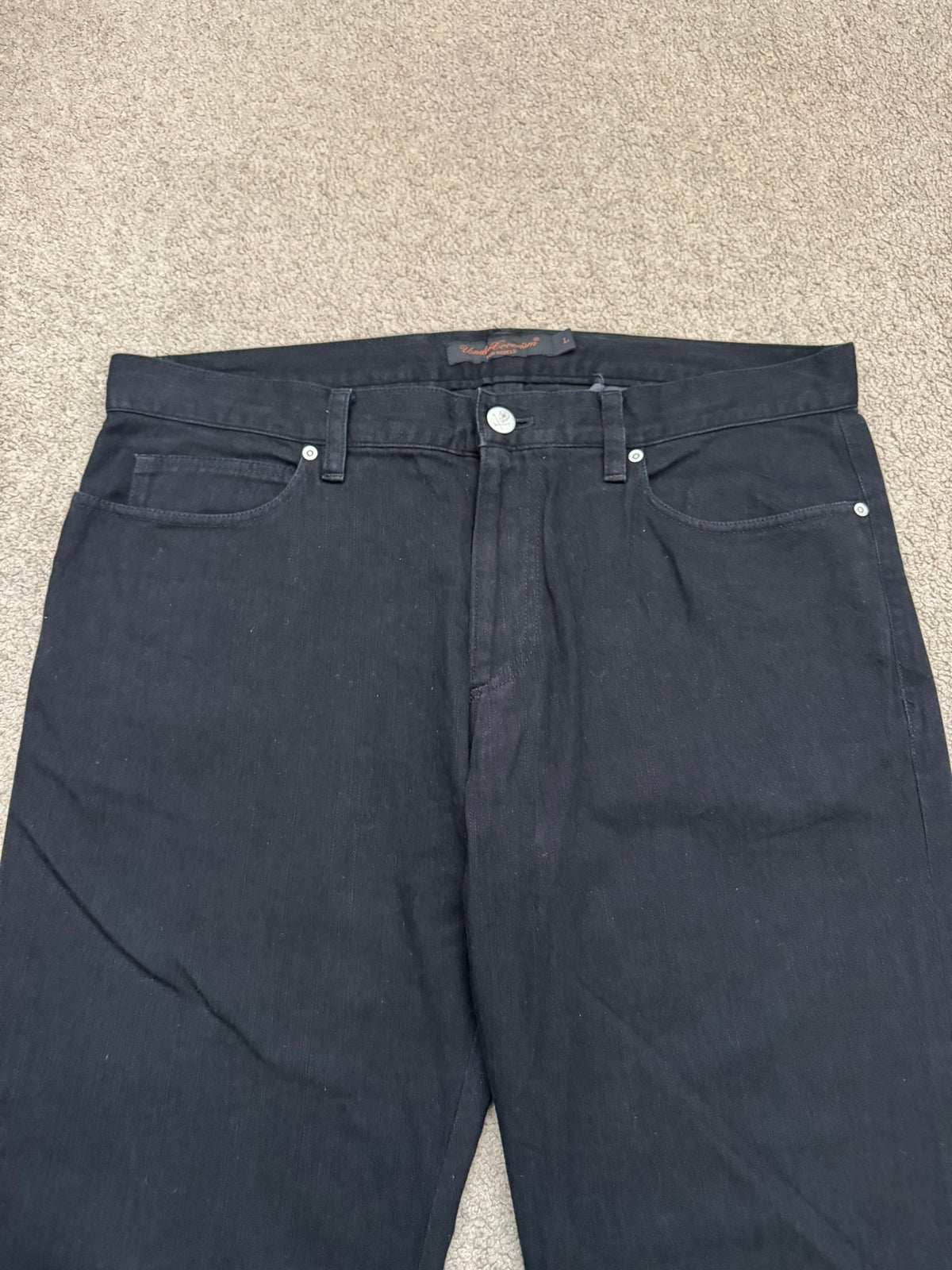 AW04 Undercover "But Beautiful" Zipper Pocket Denim Jeans