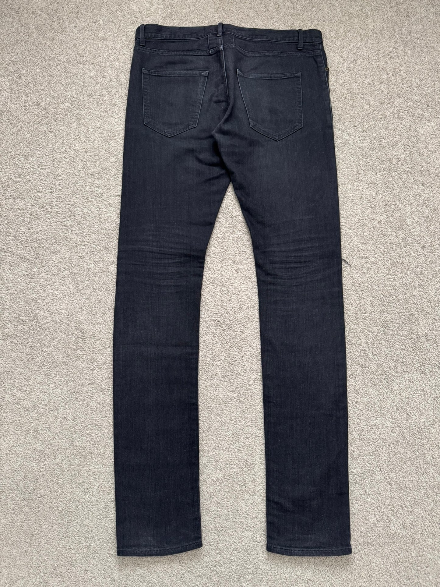FW14 Saint Laurent by Hedi Slimane Knee Slit D02 Denim Jeans