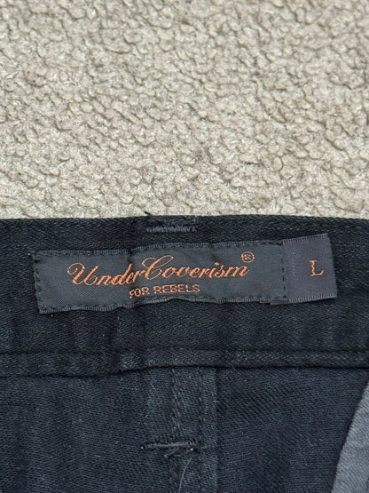 AW04 Undercover "But Beautiful" Zipper Pocket Denim Jeans