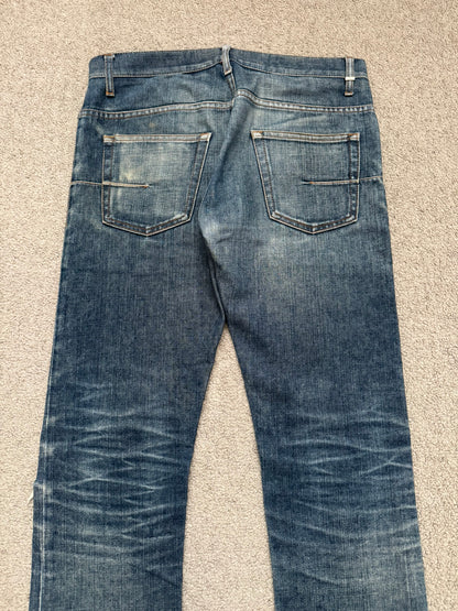 Dior Homme by Hedi Slimane Washed Flared Bootcut Denim Jeans