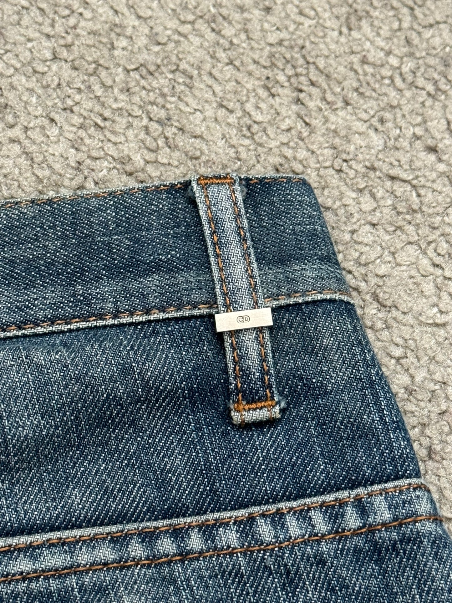 Dior Homme by Hedi Slimane Washed Flared Bootcut Denim Jeans
