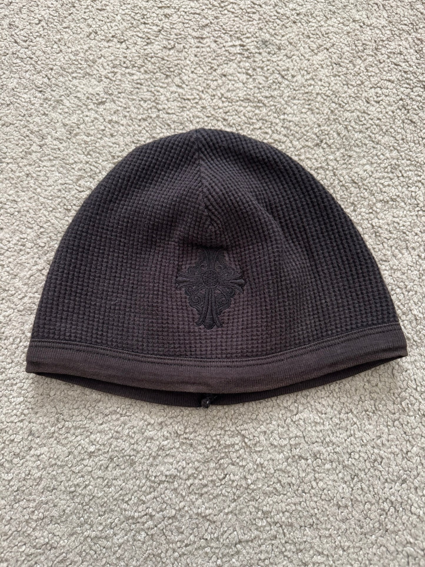 Vintage Chrome Hearts Vine Cross Logo Thermal Beanie