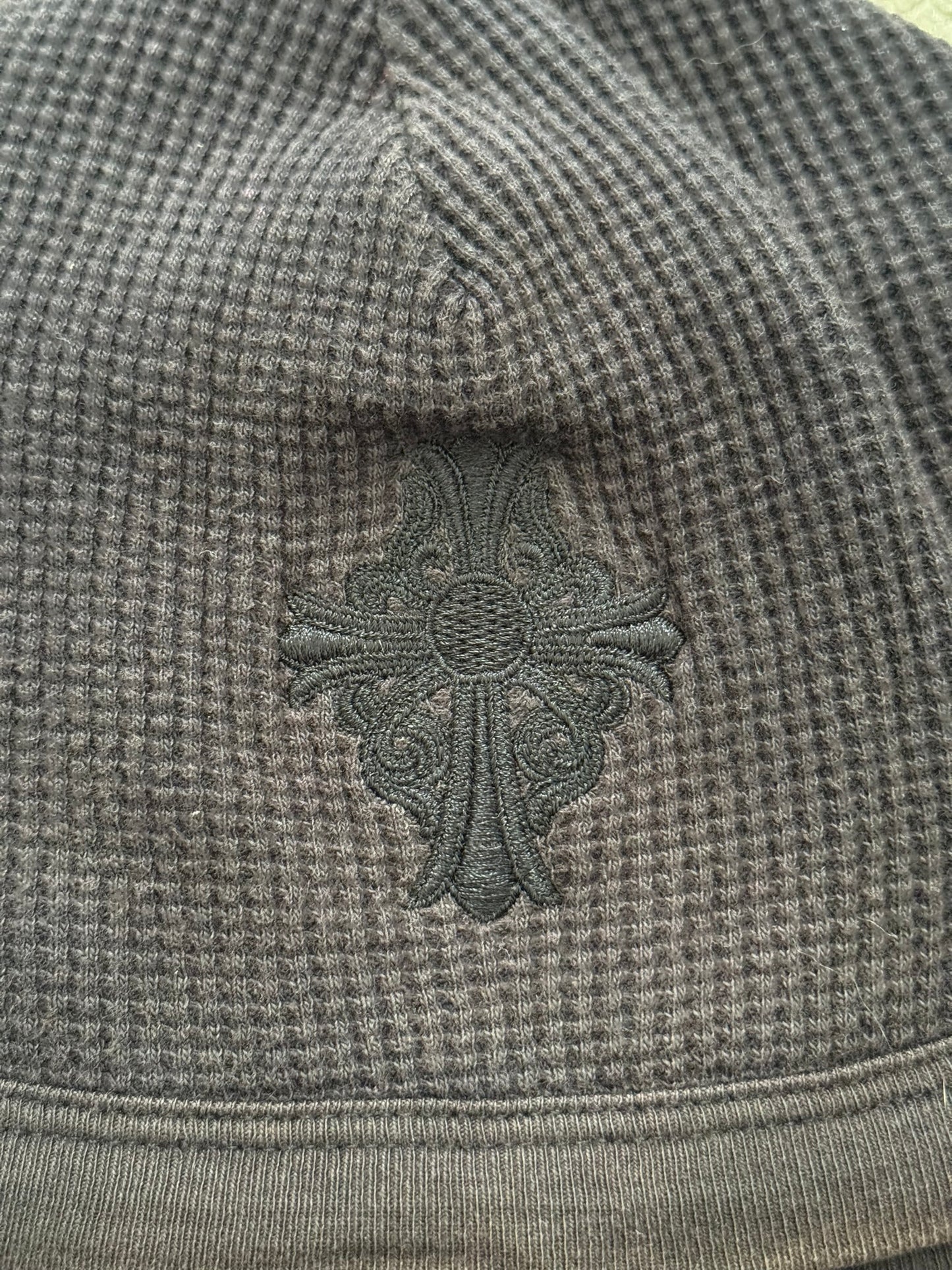 Vintage Chrome Hearts Vine Cross Logo Thermal Beanie