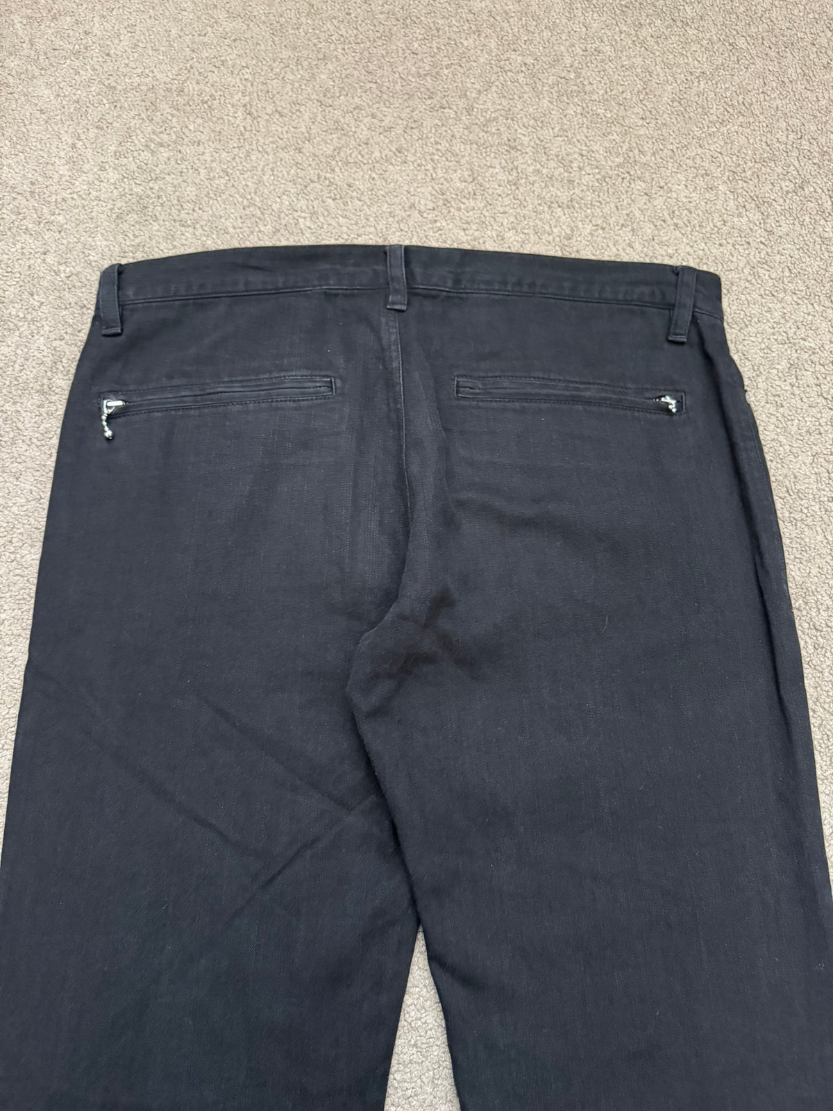 AW04 Undercover "But Beautiful" Zipper Pocket Denim Jeans