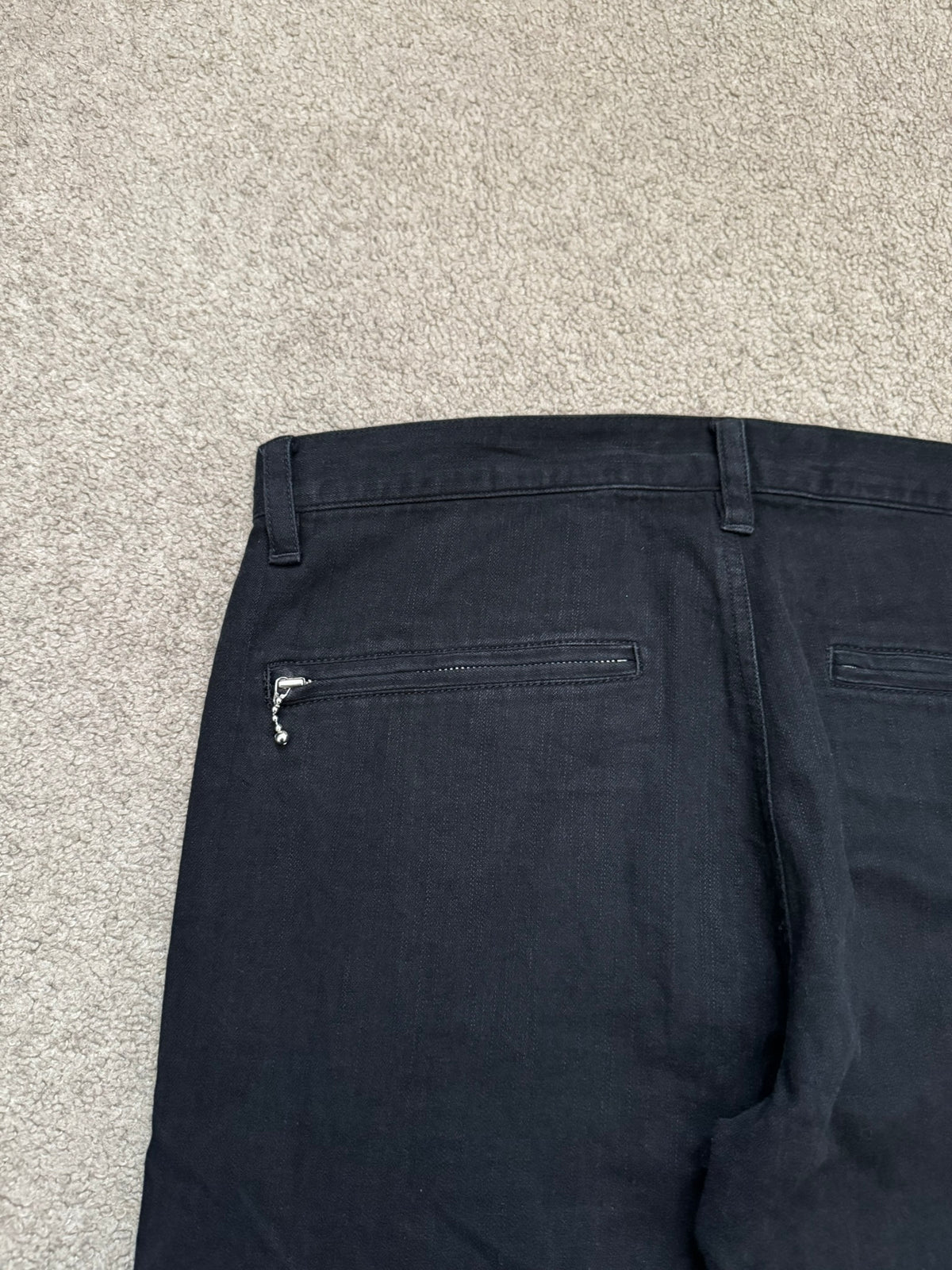 AW04 Undercover "But Beautiful" Zipper Pocket Denim Jeans