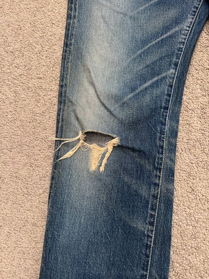 SS09 Undercover "Neoboy" Patti Smith Poem Denim Jeans