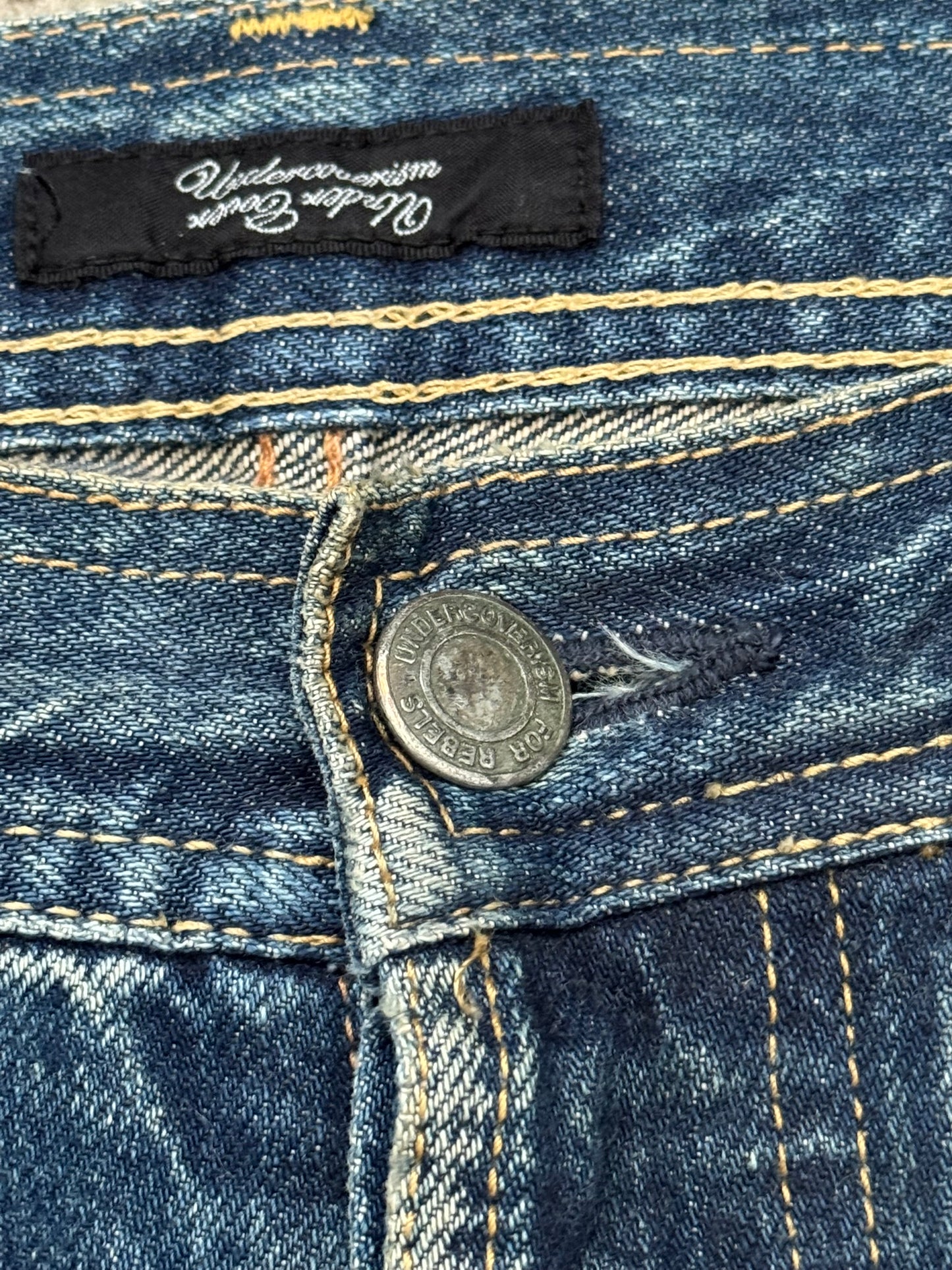 SS09 Undercover "Neoboy" Patti Smith Poem Denim Jeans