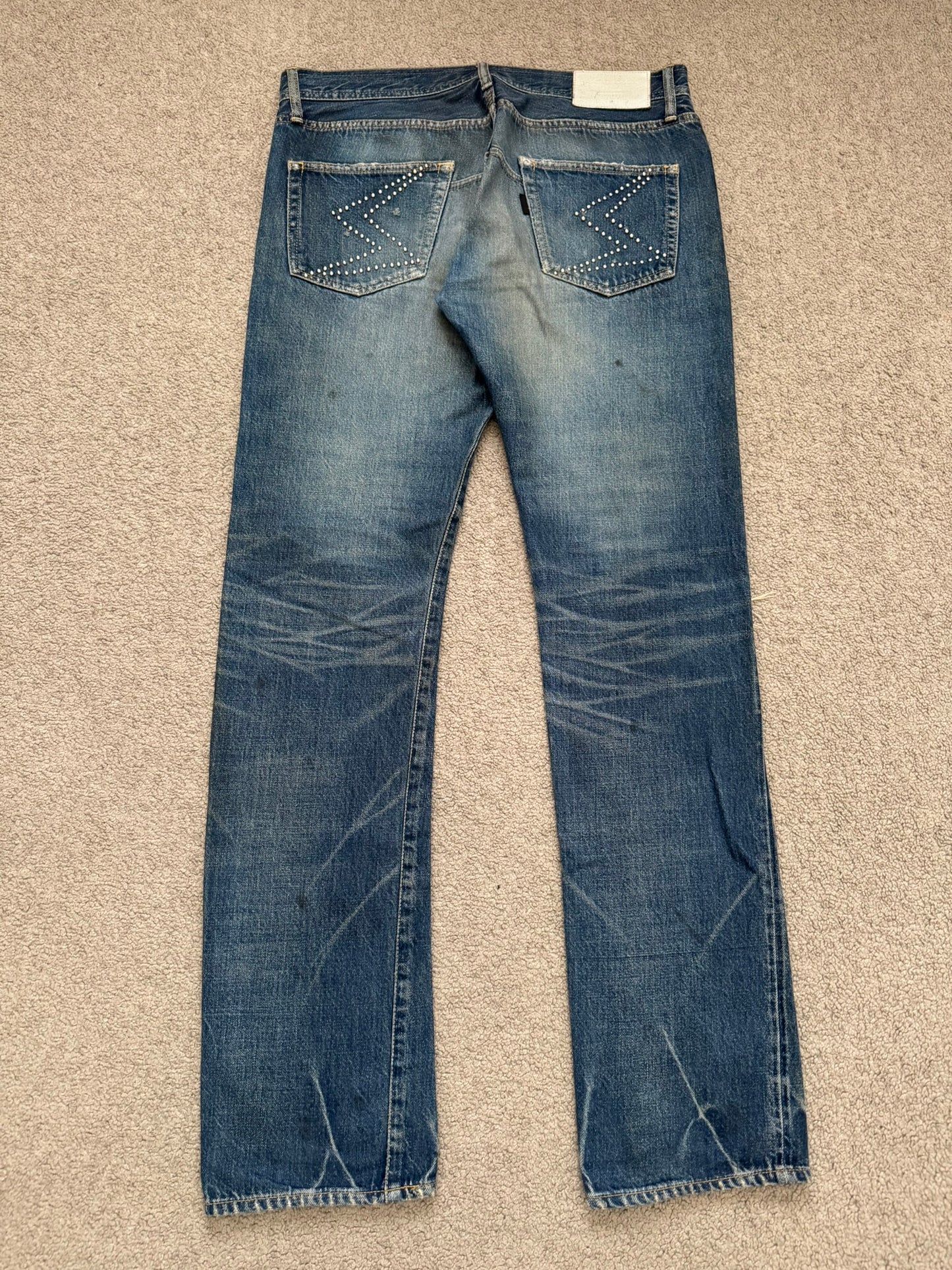 SS09 Undercover "Neoboy" Patti Smith Poem Denim Jeans