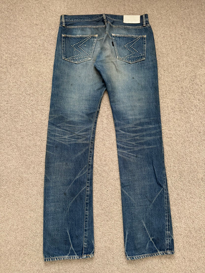 SS09 Undercover "Neoboy" Patti Smith Poem Denim Jeans