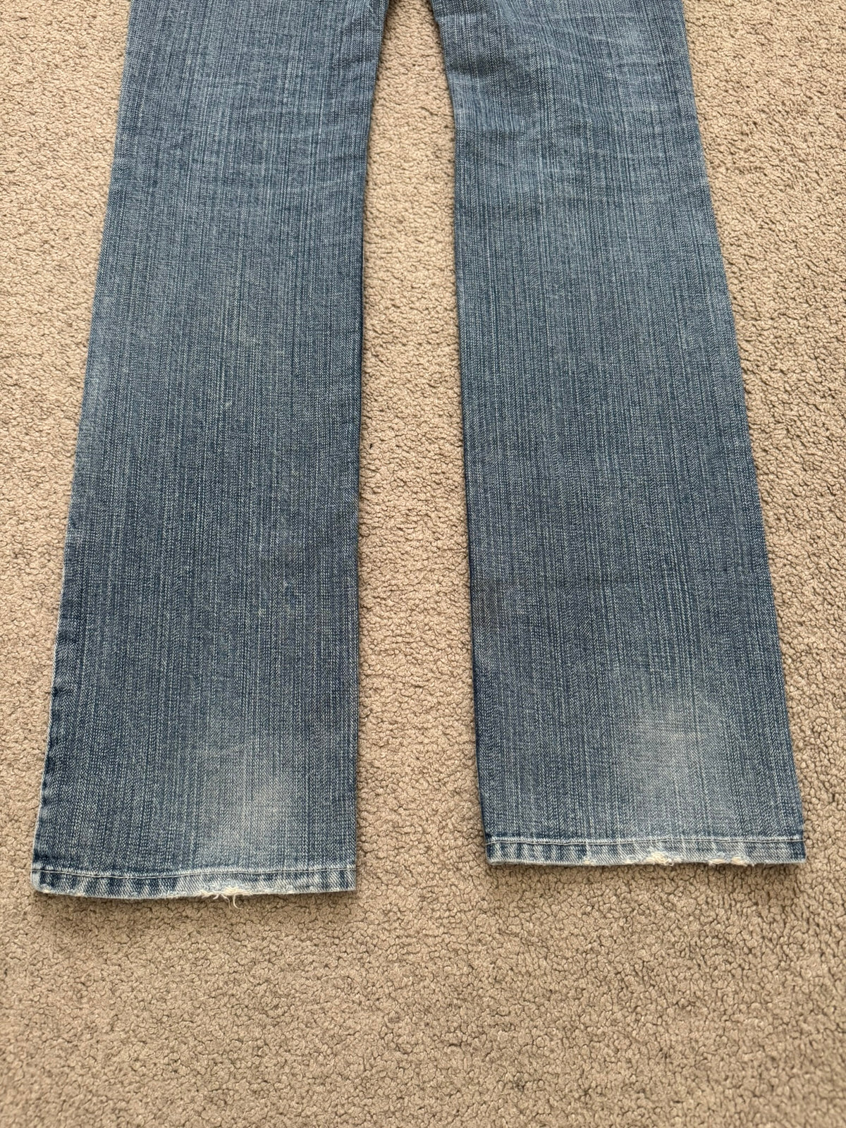 Kazuyuki Kumagai Attachment Crash Distressed Denim Jeans