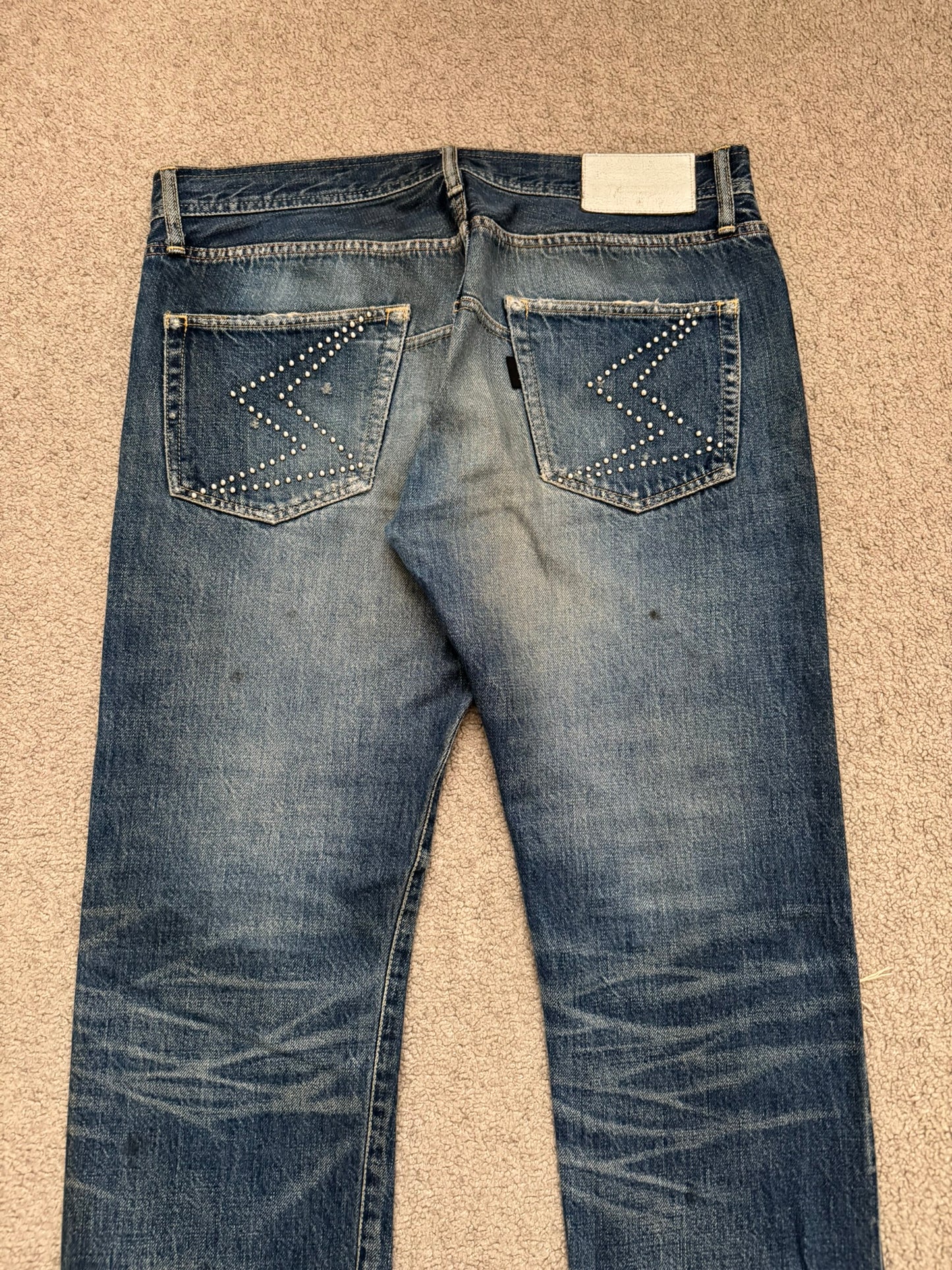 SS09 Undercover "Neoboy" Patti Smith Poem Denim Jeans