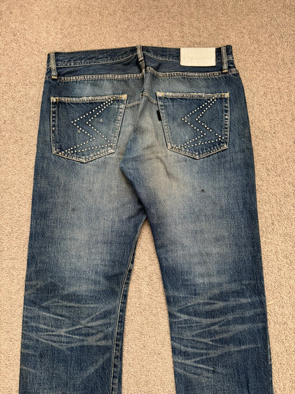 SS09 Undercover "Neoboy" Patti Smith Poem Denim Jeans