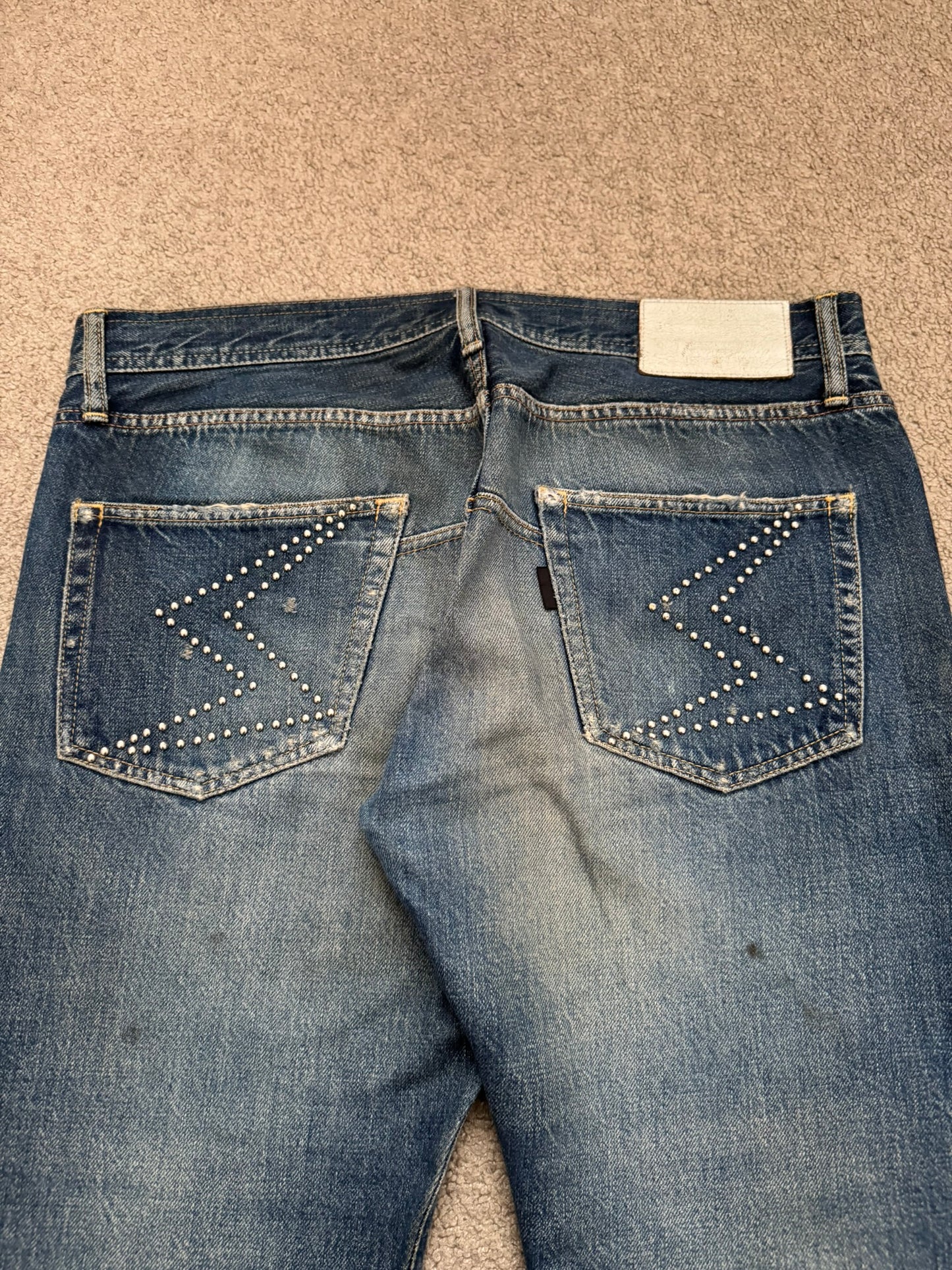 SS09 Undercover "Neoboy" Patti Smith Poem Denim Jeans
