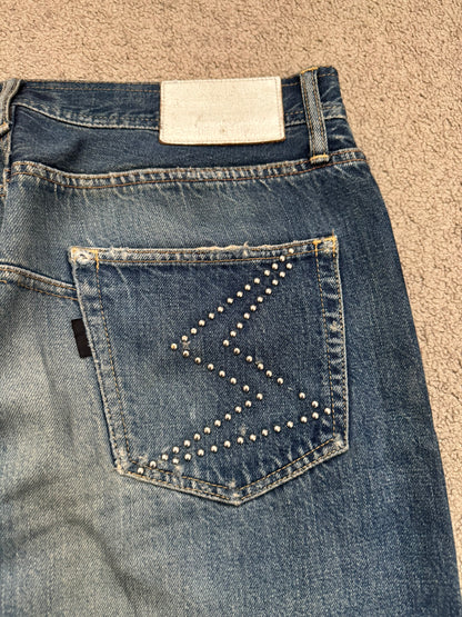 SS09 Undercover "Neoboy" Patti Smith Poem Denim Jeans
