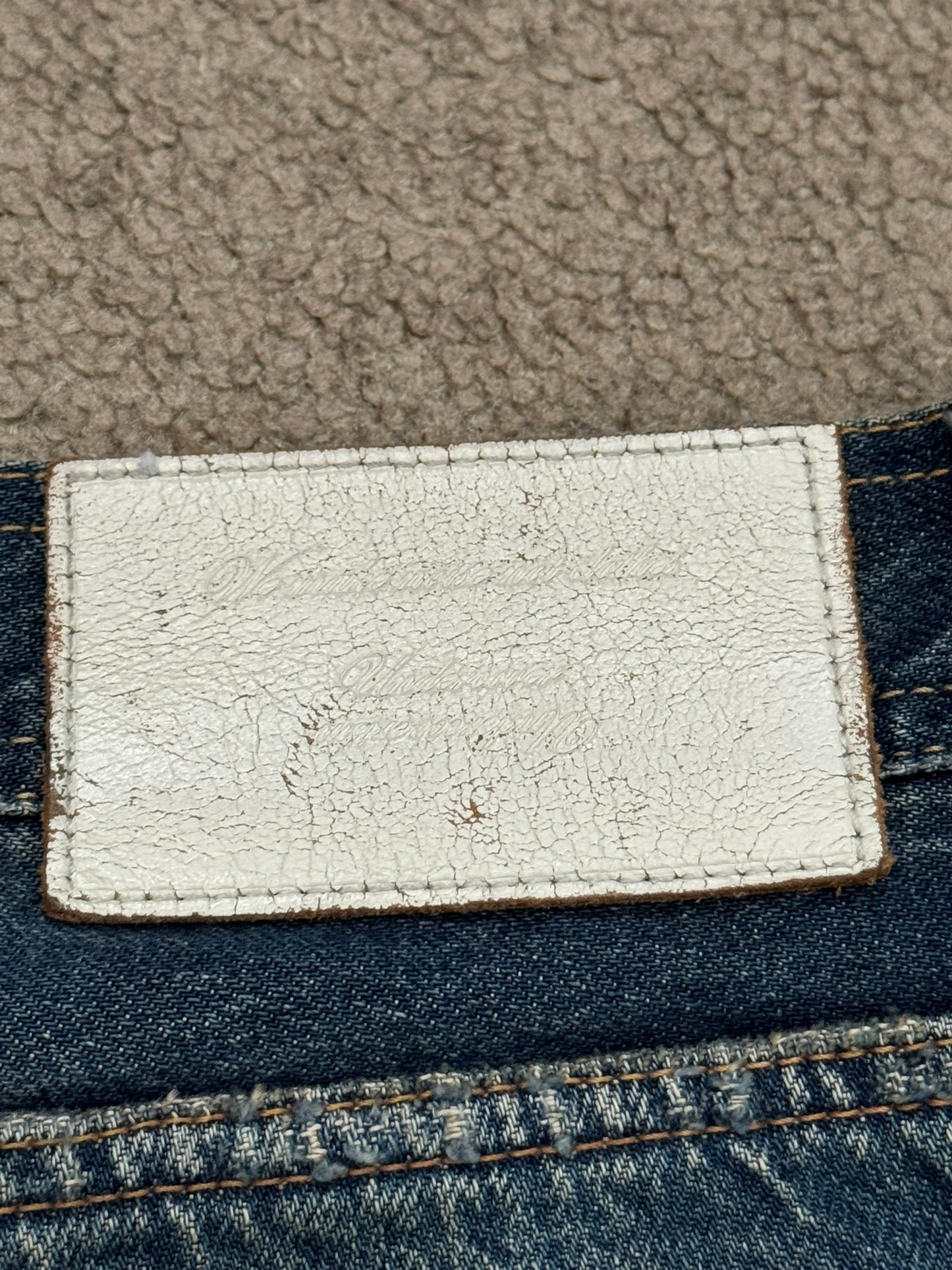 SS09 Undercover "Neoboy" Patti Smith Poem Denim Jeans