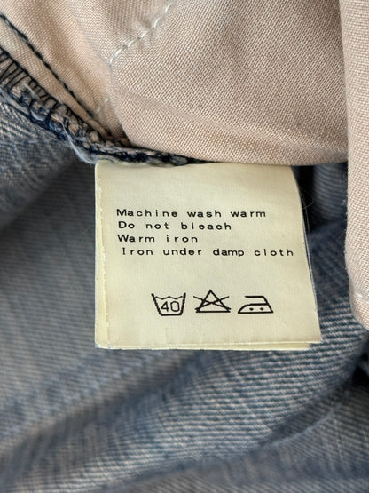 Kazuyuki Kumagai Attachment Washed Distressed Denim Jeans