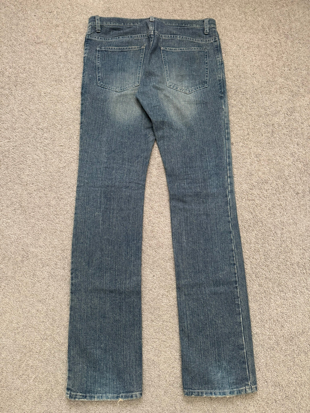 Kazuyuki Kumagai Attachment Washed Distressed Denim Jeans