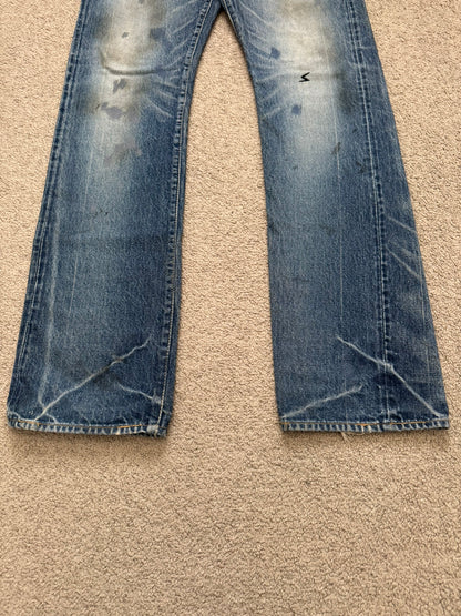 SS06 Undercover "T" Chuuut Washed Denim Jeans