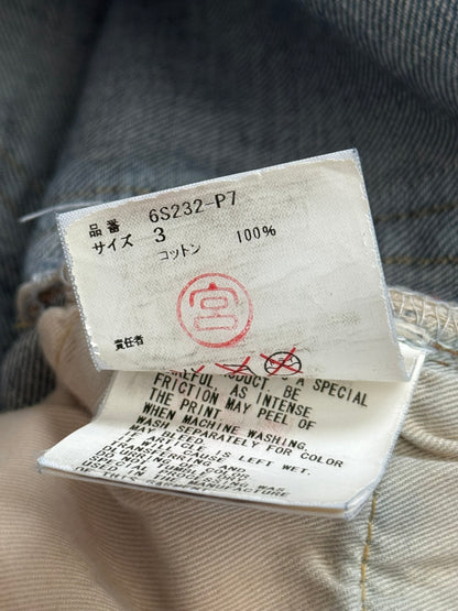 SS06 Undercover "T" Chuuut Washed Denim Jeans
