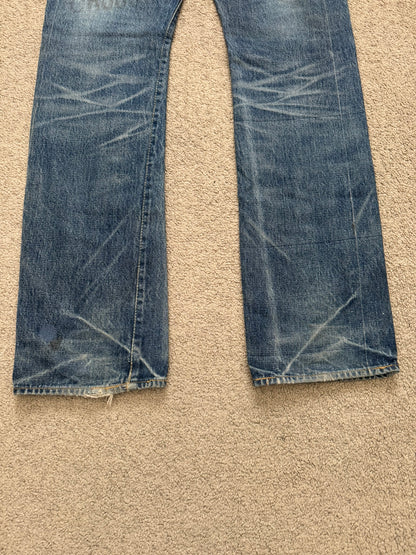 SS06 Undercover "T" Chuuut Washed Denim Jeans