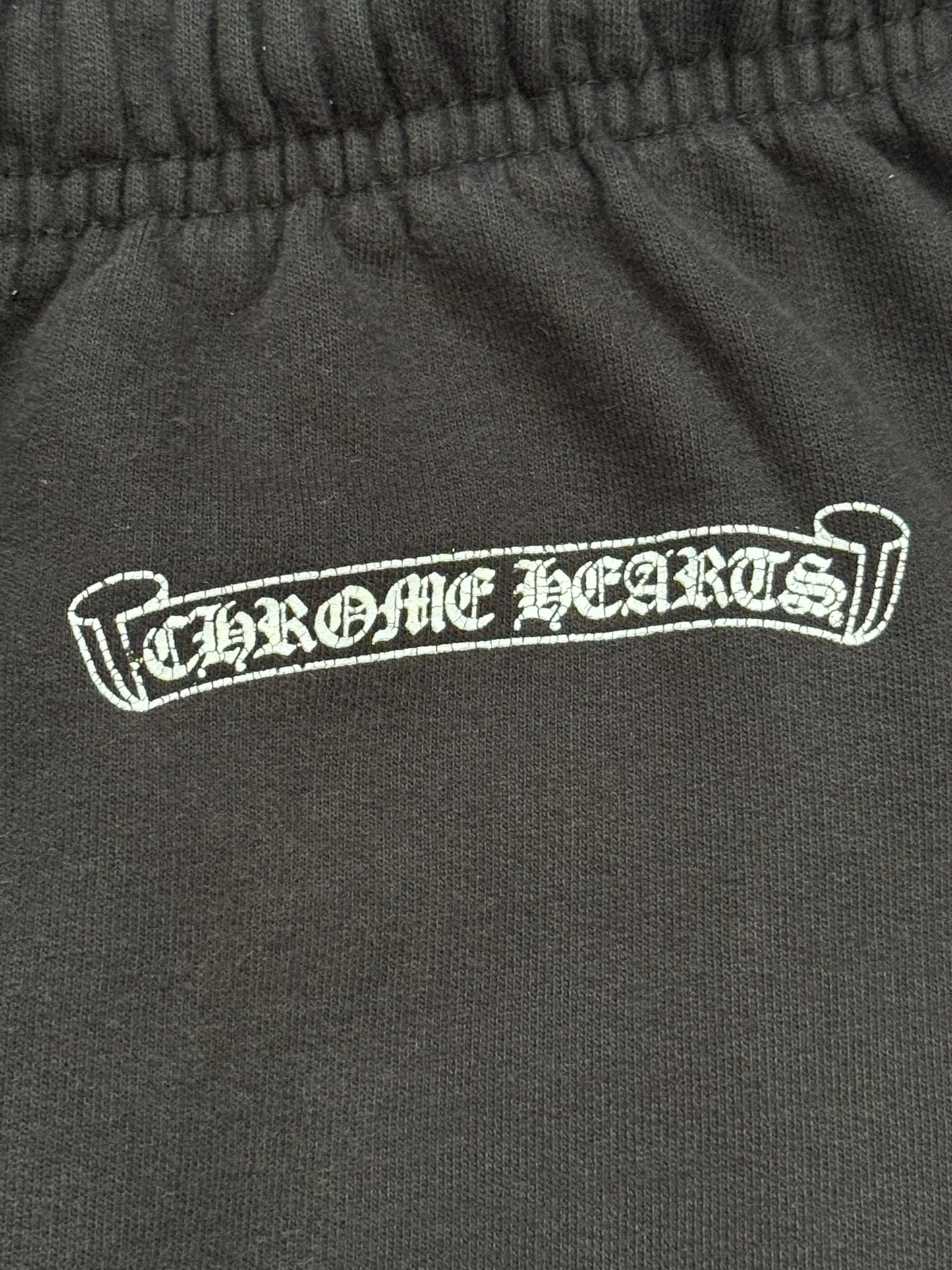 Chrome Hearts Vertical Text & Scroll Logo Sweatpants
