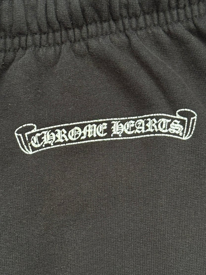 Chrome Hearts Vertical Text & Scroll Logo Sweatpants