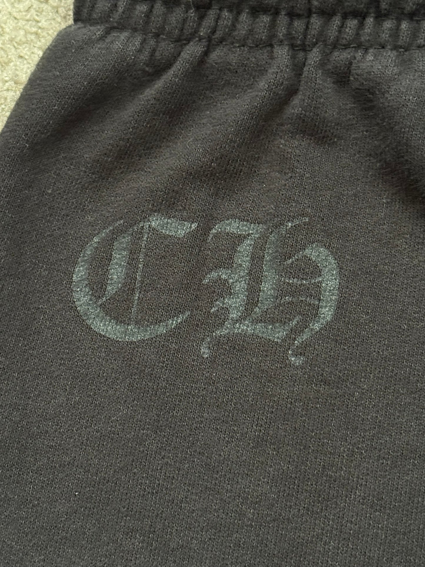 Chrome Hearts Vertical Text & Scroll Logo Sweatpants