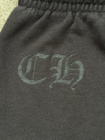 Chrome Hearts Vertical Text & Scroll Logo Sweatpants