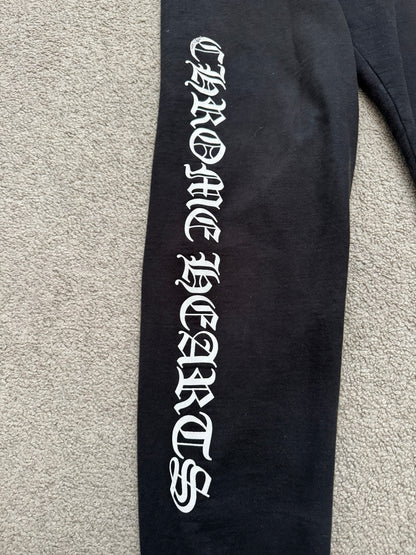 Chrome Hearts Vertical Text & Scroll Logo Sweatpants