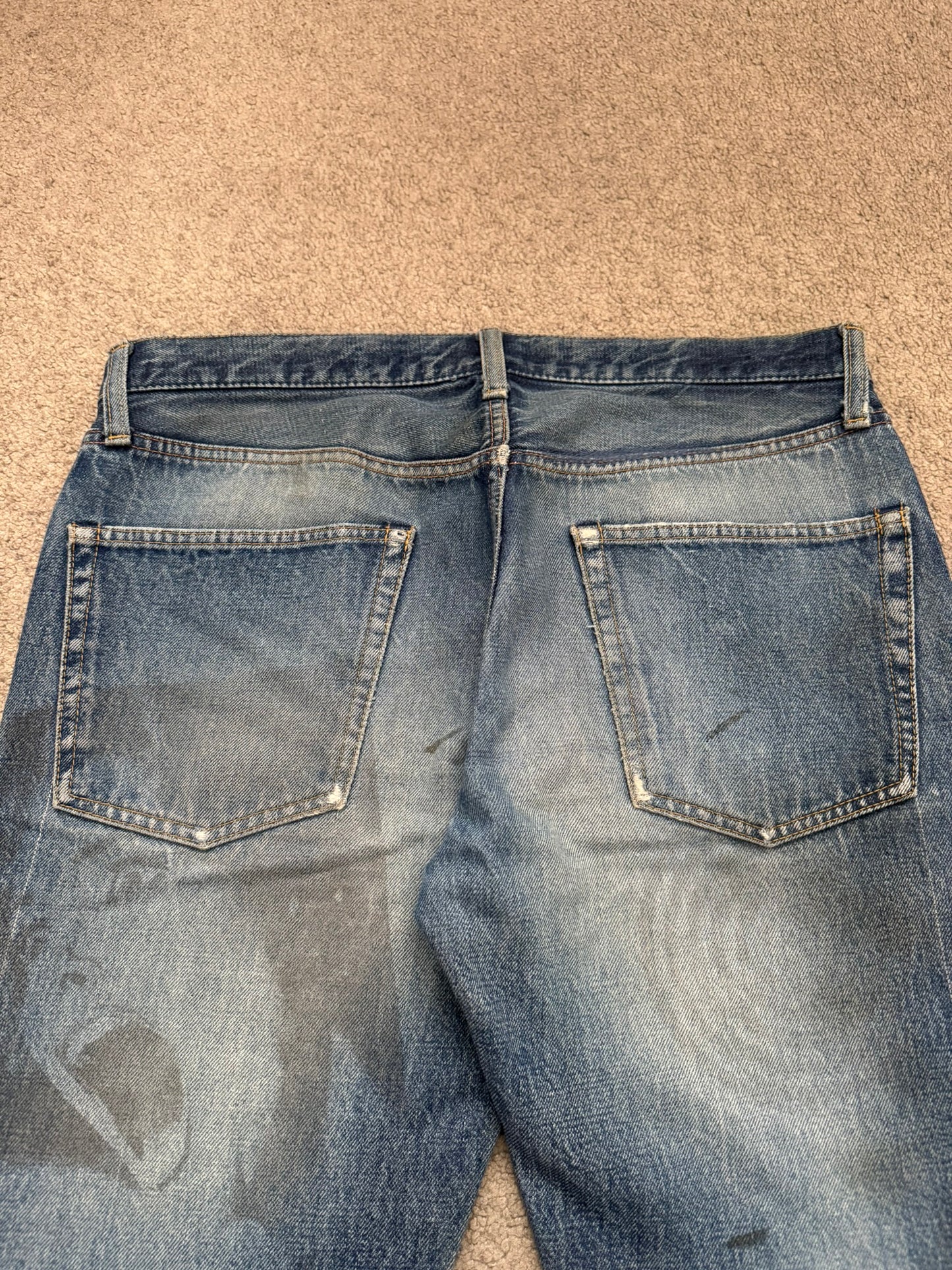 SS06 Undercover "T" Chuuut Washed Denim Jeans