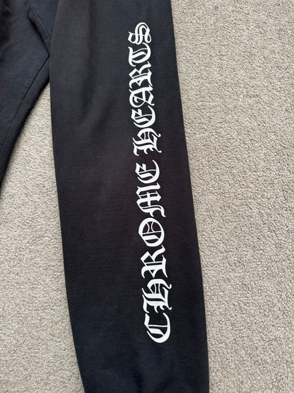 Chrome Hearts Vertical Text & Scroll Logo Sweatpants