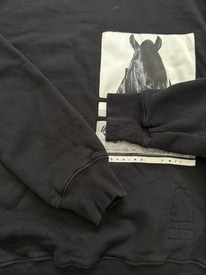 FW15 Rick Owens DRKSHDW "Sphinx" Horse Patch Sweatshirt
