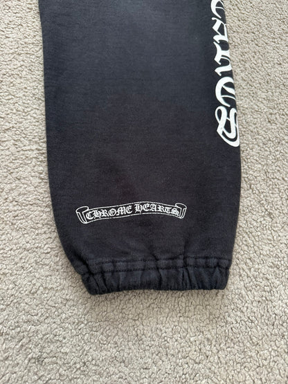 Chrome Hearts Vertical Text & Scroll Logo Sweatpants