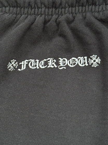 Chrome Hearts Vertical Text & Scroll Logo Sweatpants