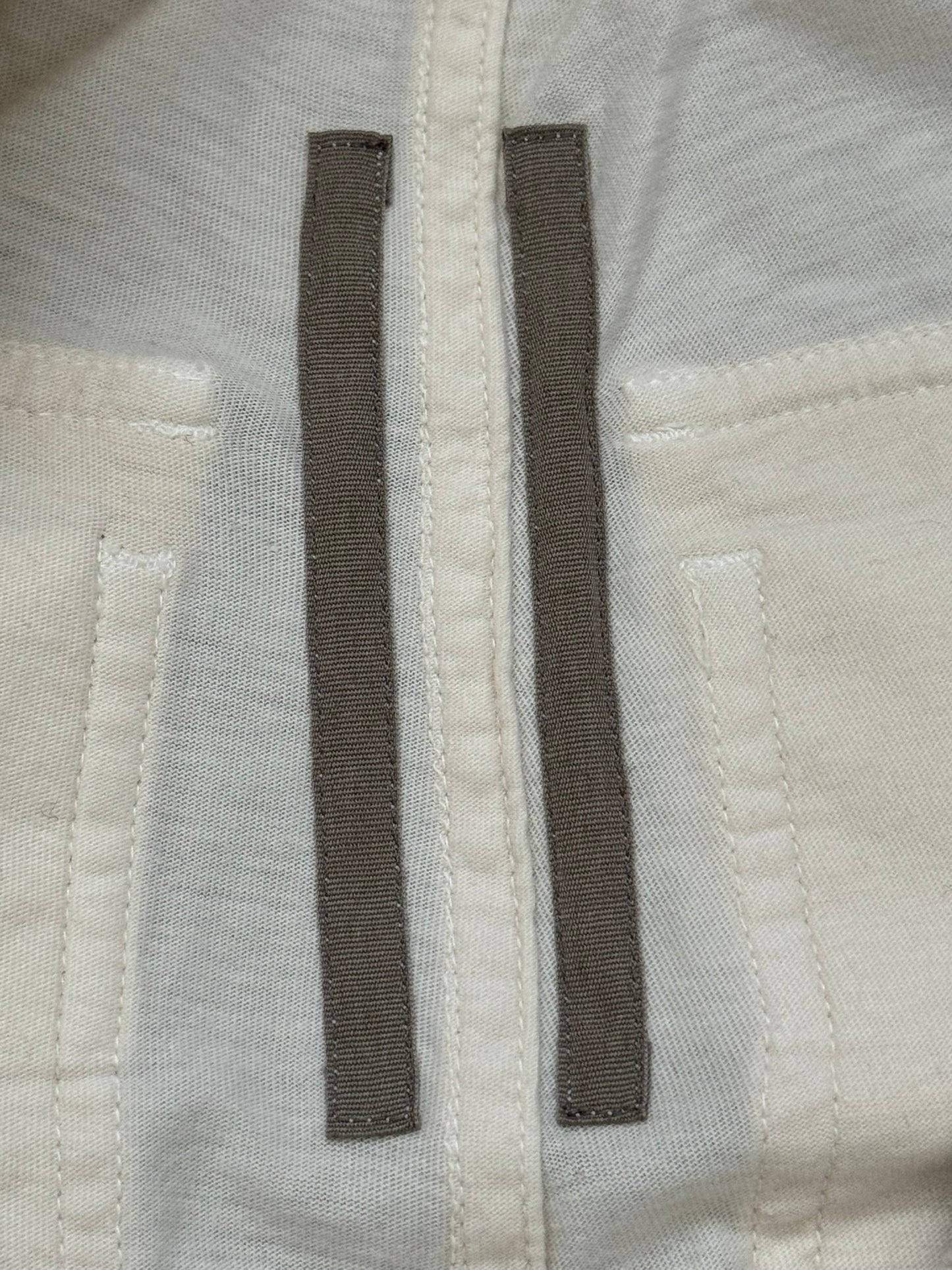 New SS22 Rick Owens DRKSHDW Cream Creatch Cargo Sweatpants