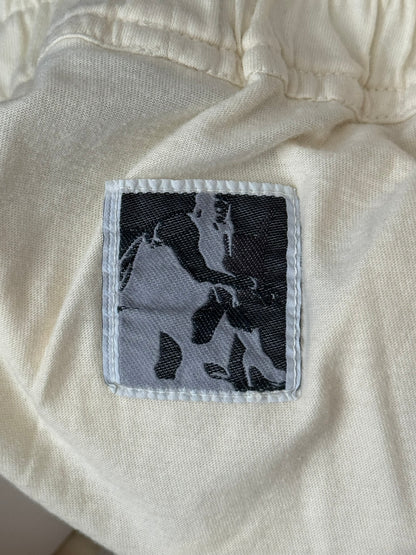 New SS22 Rick Owens DRKSHDW Cream Creatch Cargo Sweatpants