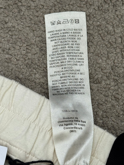 New SS22 Rick Owens DRKSHDW Cream Creatch Cargo Sweatpants