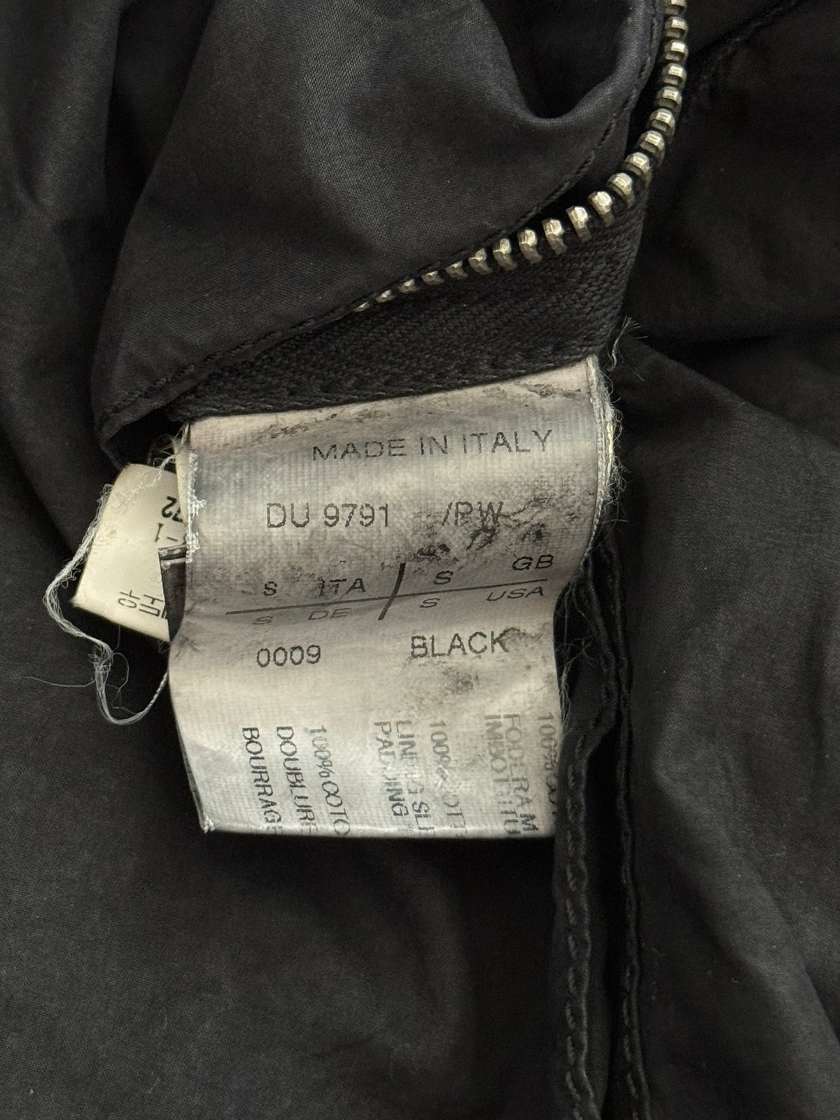 FW10 Rick Owens DRKSHDW Waxed Exploder Hooded Bomber Jacket