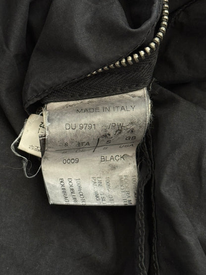 FW10 Rick Owens DRKSHDW Waxed Exploder Hooded Bomber Jacket