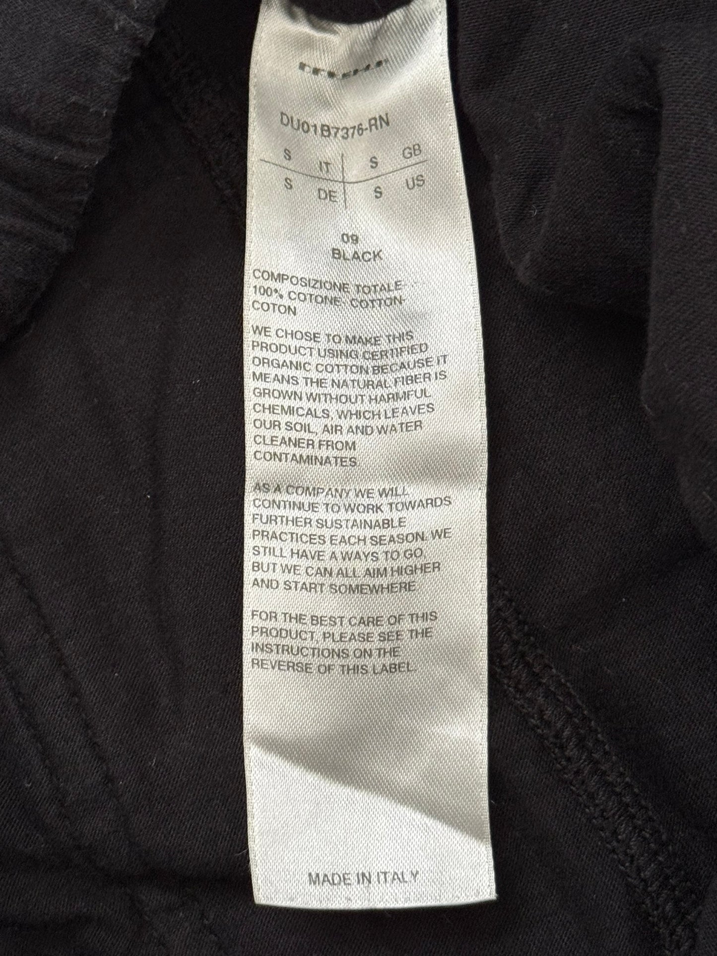 SS22 Rick Owens DRKSHDW Black Creatch Cargo Sweatpants